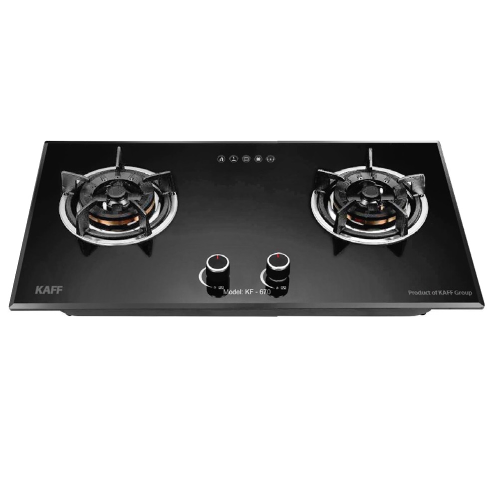 Bếp gas âm 2 lò KAFF KF-670 - 4