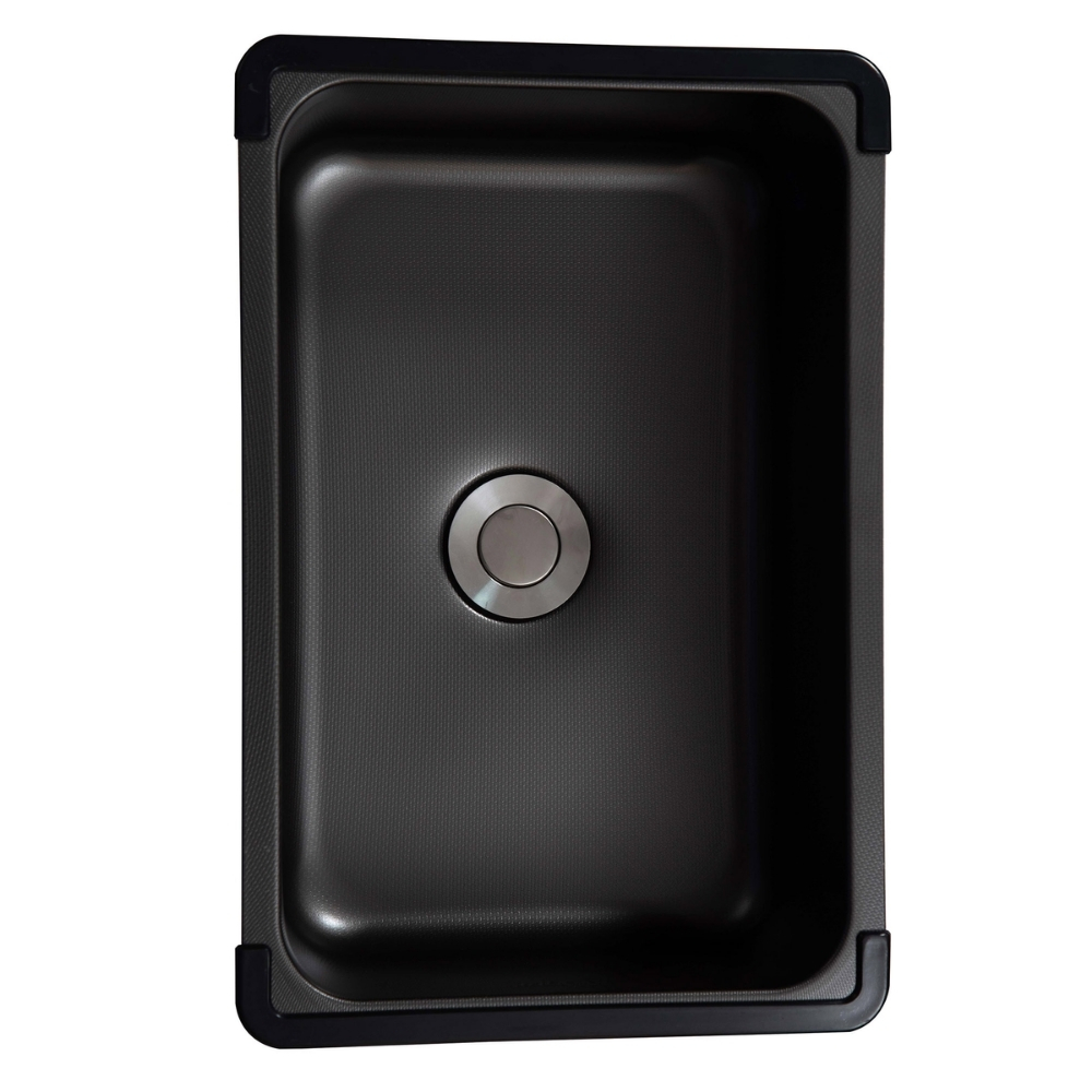 Chậu rửa nhỏ phụ Inox 304 Linen chống xước Kluger KSWB - 401FB - 7