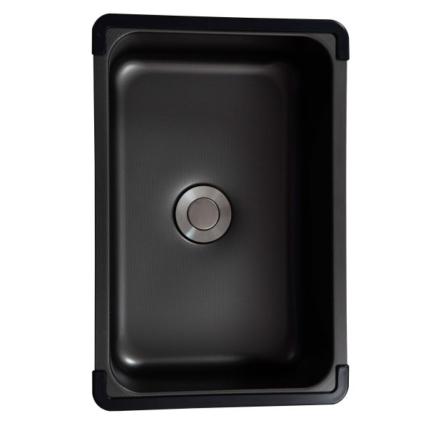Chậu rửa nhỏ phụ Inox 304 Linen chống xước Kluger KSWB - 401FB - 2