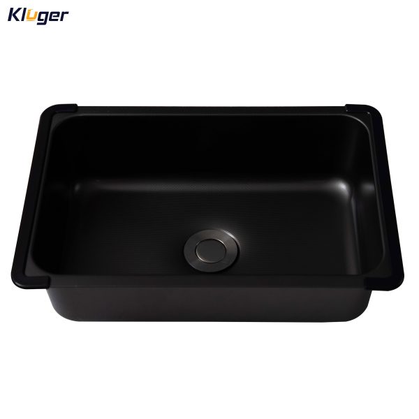 Chậu rửa nhỏ phụ Inox 304 Linen chống xước Kluger KSWB - 401FB - 4