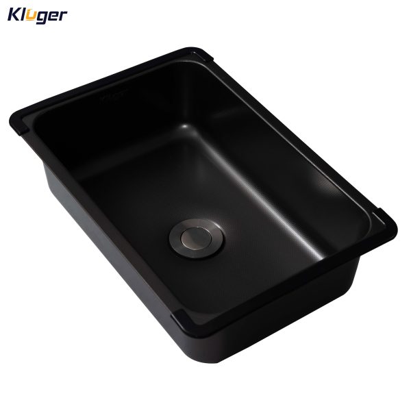 Chậu rửa nhỏ phụ Inox 304 Linen chống xước Kluger KSWB - 401FB - 5