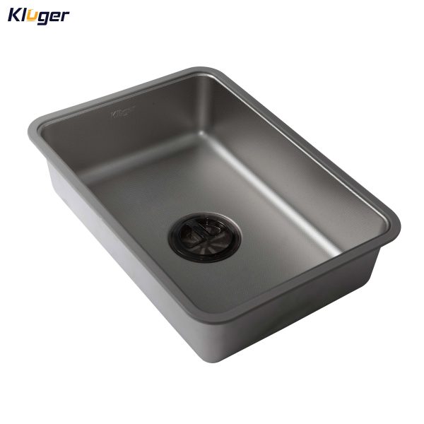 Chậu rửa nhỏ phụ Inox 304 Linen chống xước Kluger KSWB - 402FS - 3