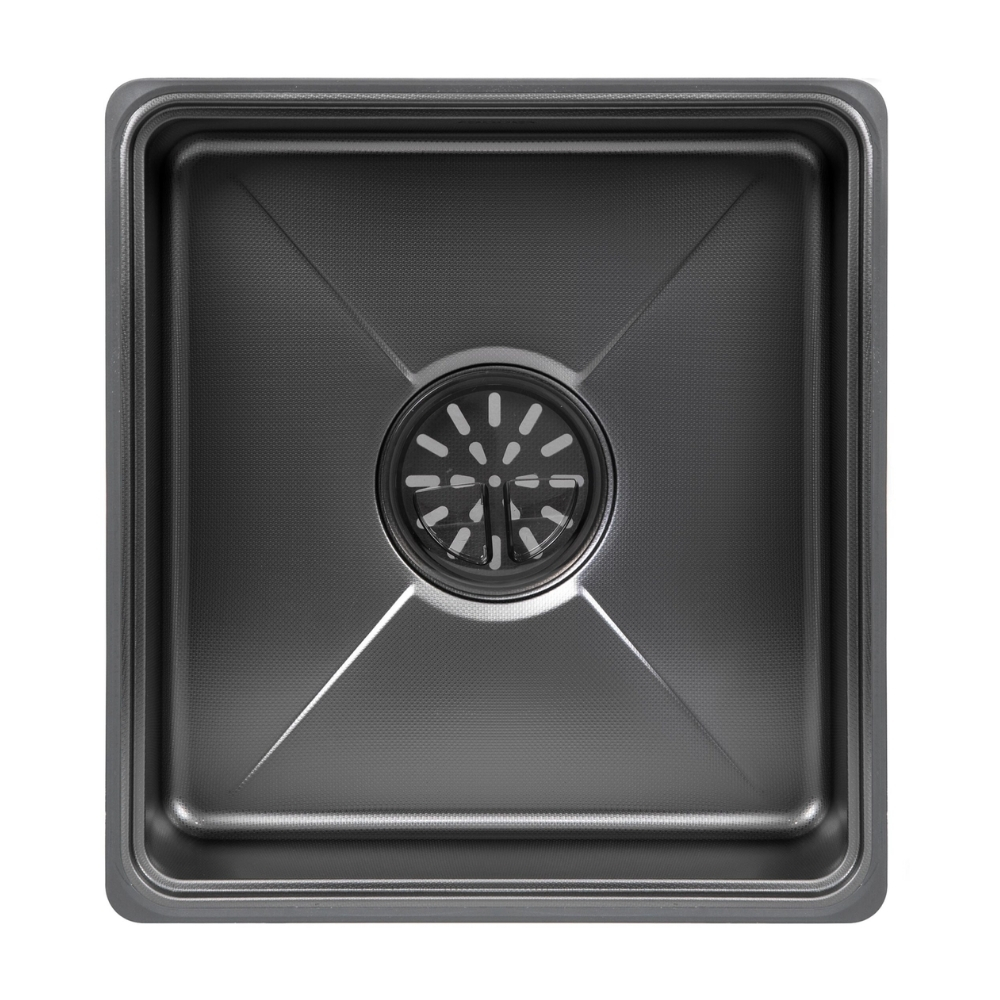Chậu rửa nhỏ phụ Inox 304 Linen chống xước Kluger KSWB - 403FB - 4