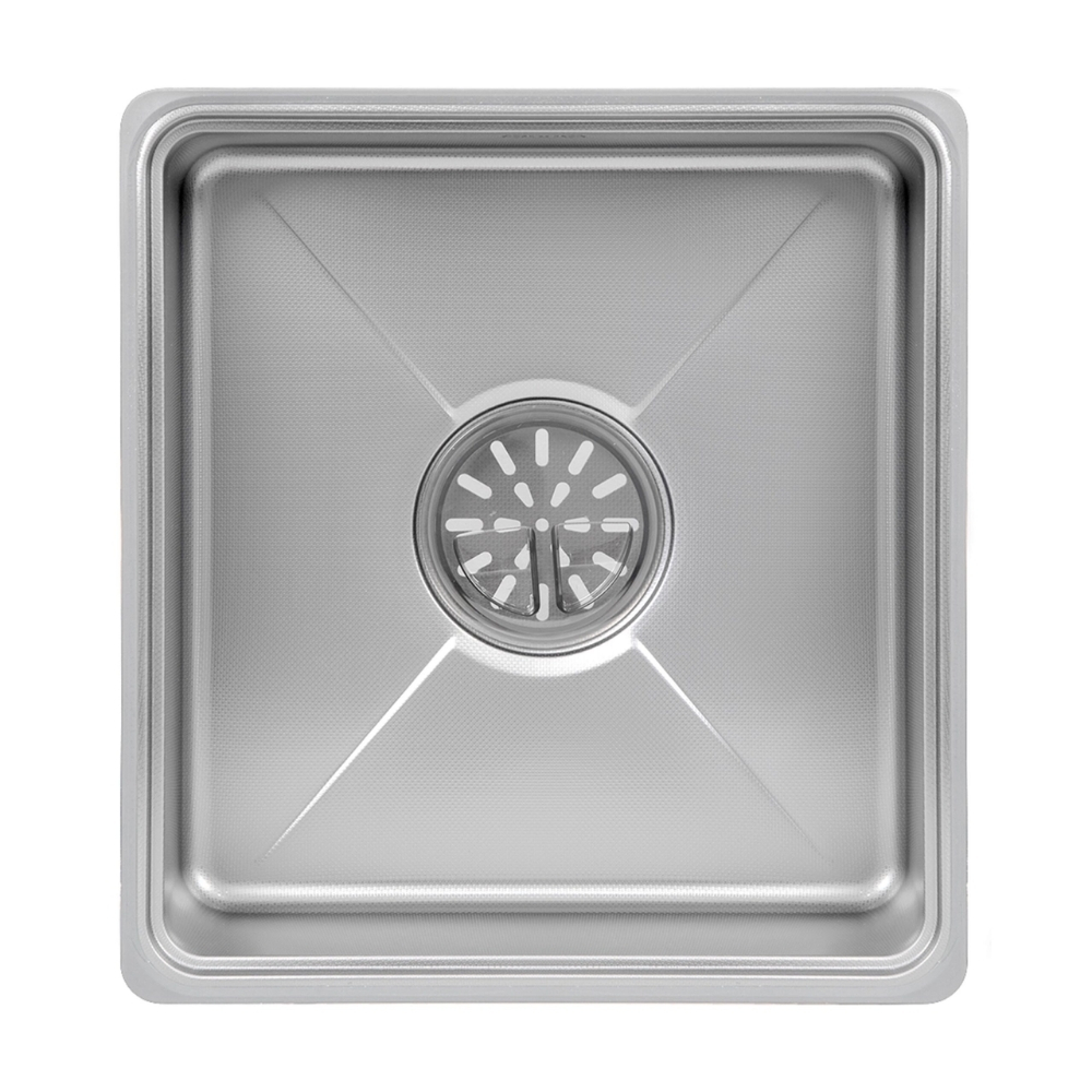 Chậu rửa nhỏ phụ Inox 304 Linen chống xước Kluger KSWB - 403FS - 4