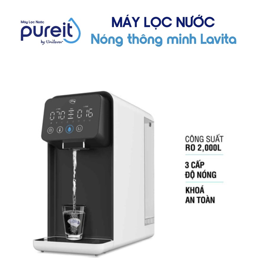 Máy Lọc Nước Unilever Pureit LAVITA Lọc  Sạch & Làm Nóng Thông Minh (công suất lọc 4000L) - 2