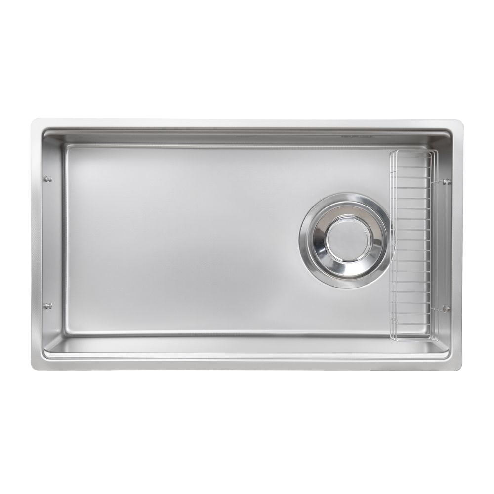 Chậu rửa chén Posco 304 Super Linen dập nổi Kluger KY7545SL Basic - 2