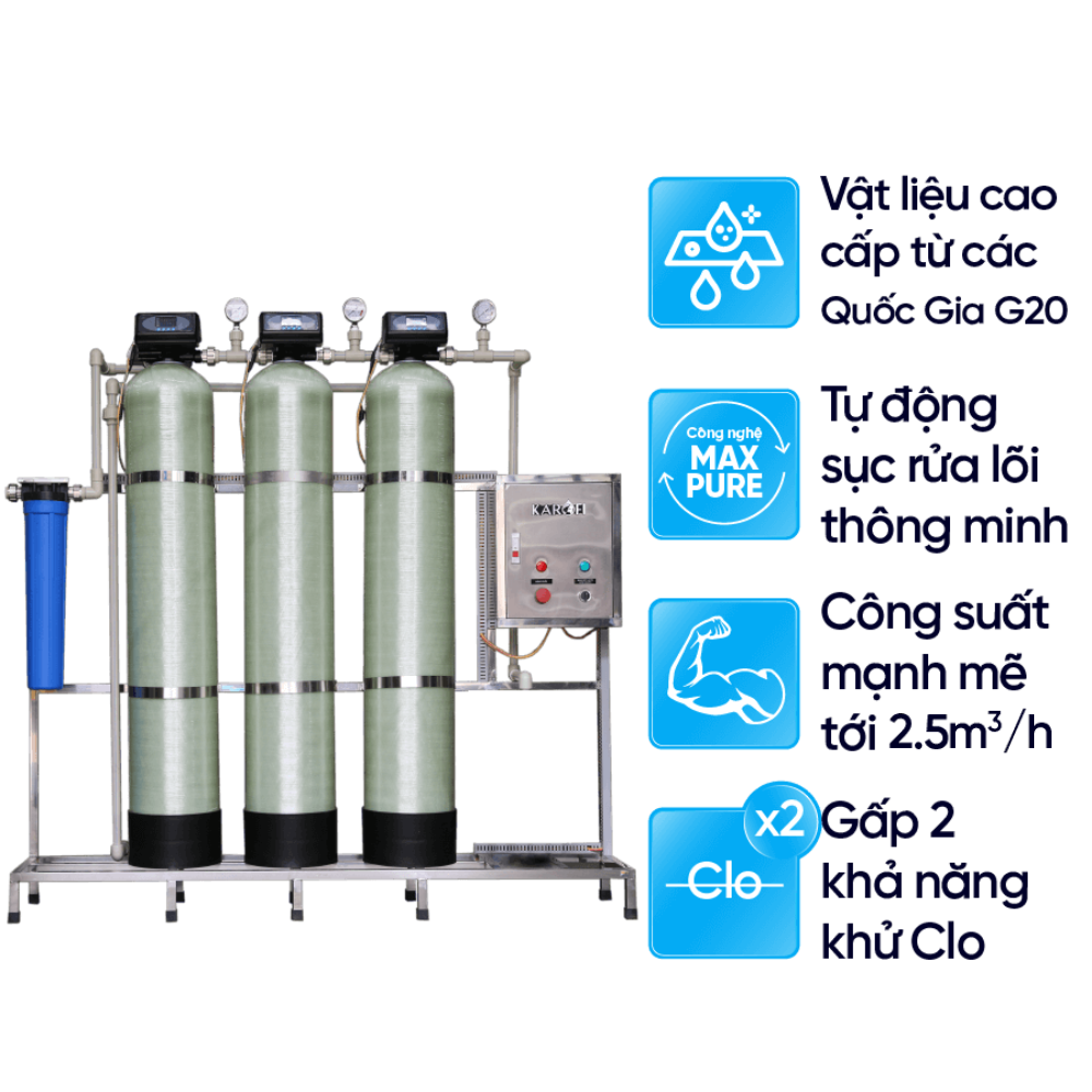 Máy lọc tổng đầu nguồn Karofi KTF-333C - 2
