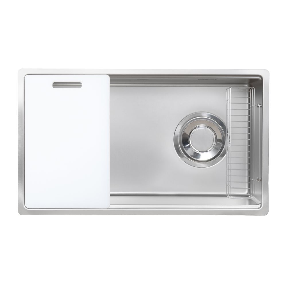 Chậu rửa chén Posco 304 Super Linen dập nổi Kluger KY7545SL Plus