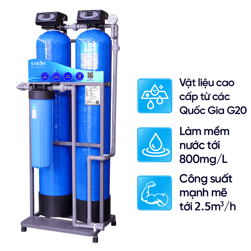 Máy lọc tổng đầu nguồn Karofi KTF-222C