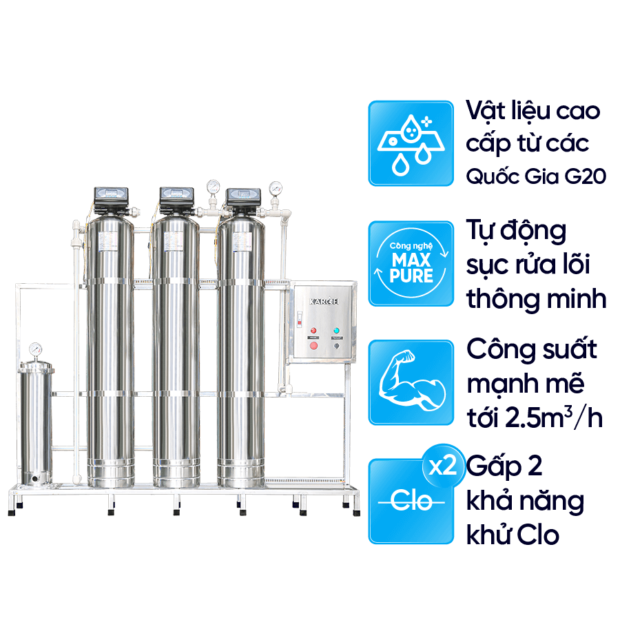Máy lọc tổng đầu nguồn Karofi KTF-333I