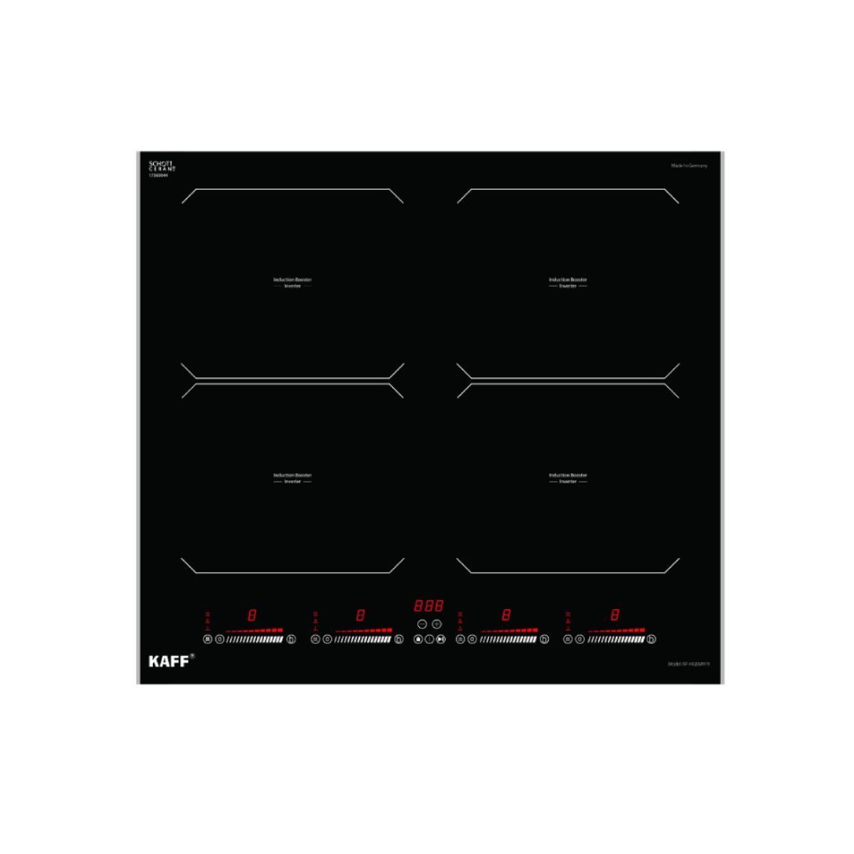 Bếp điện từ đa điểm 4 vùng nấu KAFF KF-HGEM919