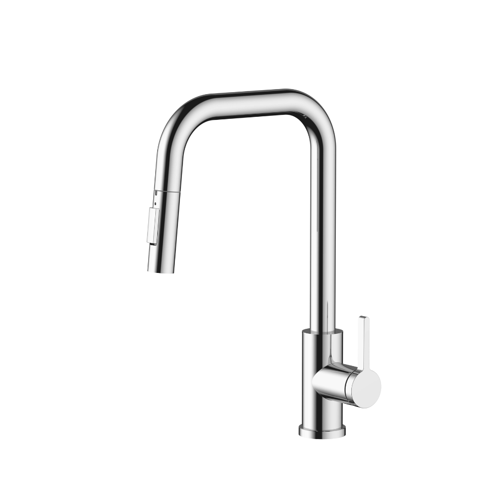 Vòi chậu bếp nóng lạnh dây rút LEO KLUGER KLF0011C