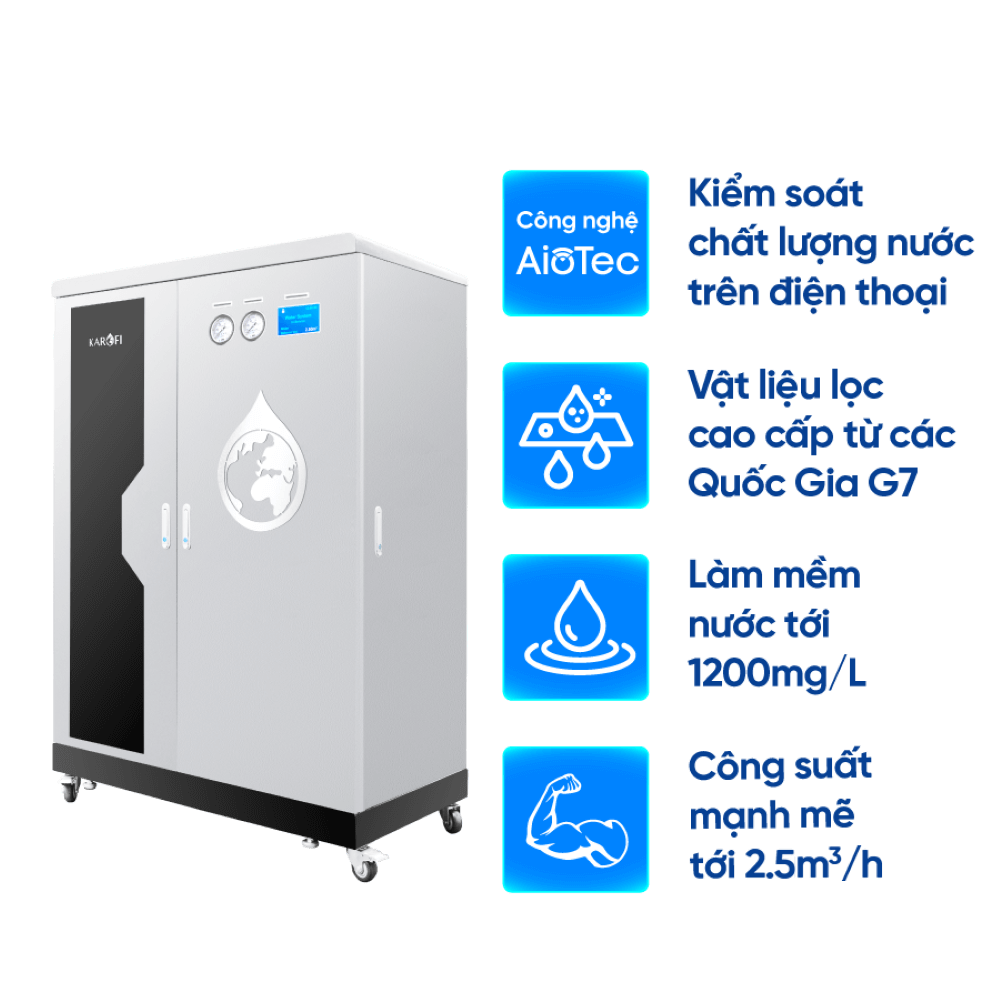 Máy lọc tổng đầu nguồn Karofi KTF-662-AIO