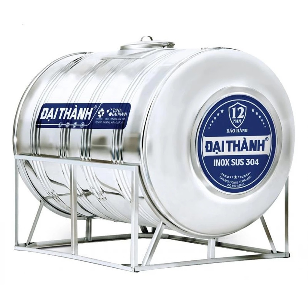 Bồn nước inox Đại Thành 2500L ngang SUS 304 BNDTl2500N