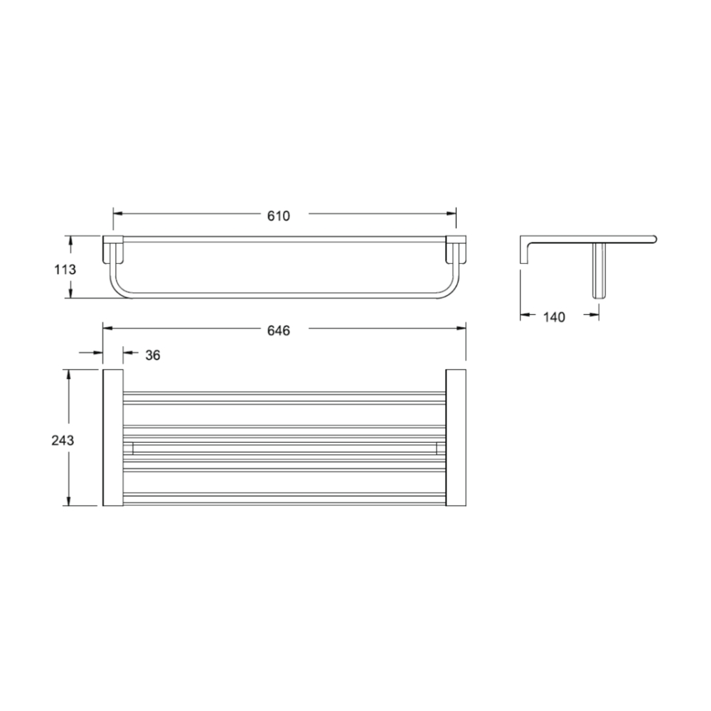Kệ để khăn American Standard WF-1395 (WF1395) Acacia Evolution