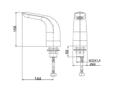Vòi lavabo cảm ứng American Standard WF-8831 (WF8831) Selectronic