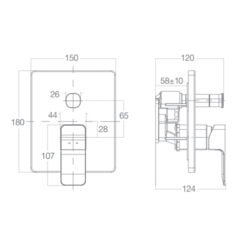 Vòi sen âm tường American Standard WF-1321 (WF1321) Acacia - 3