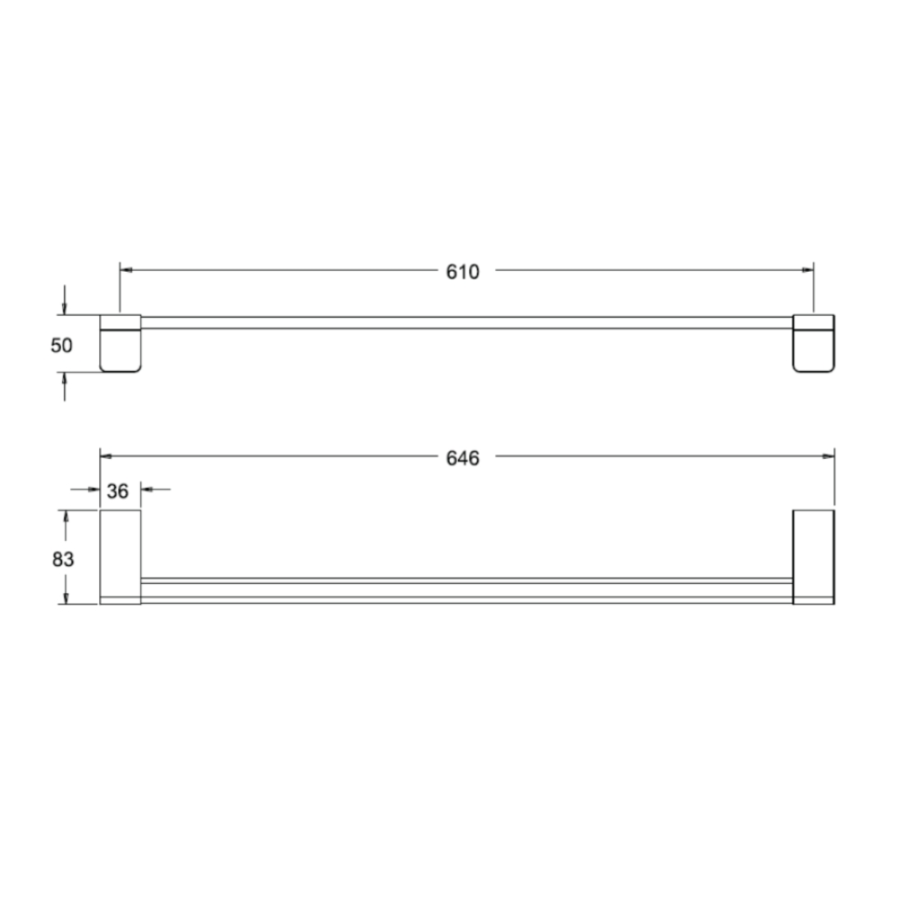 Thanh treo khăn American Standard WF-1393 (WF1393) Acacia Evolution
