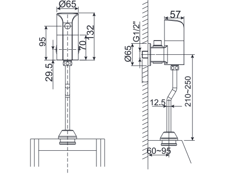 Van xả tiểu cảm ứng American Standard WF-8834 (WF8834)