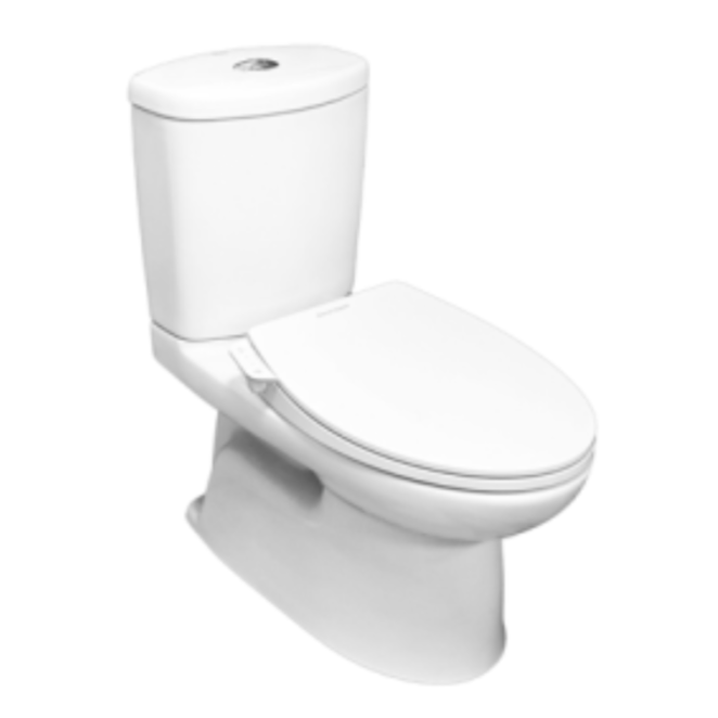 Bồn cầu 2 khối American Standard VF-2719SW (VF2719SW) nắp rửa cơ M4A839