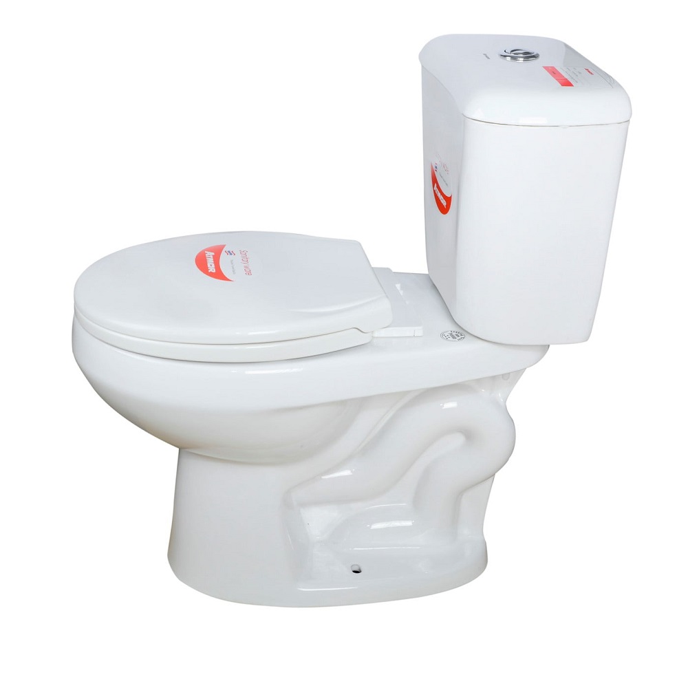 Bồn cầu 2 khối ATMOR AT2112 nắp êm xả nhấn - 4