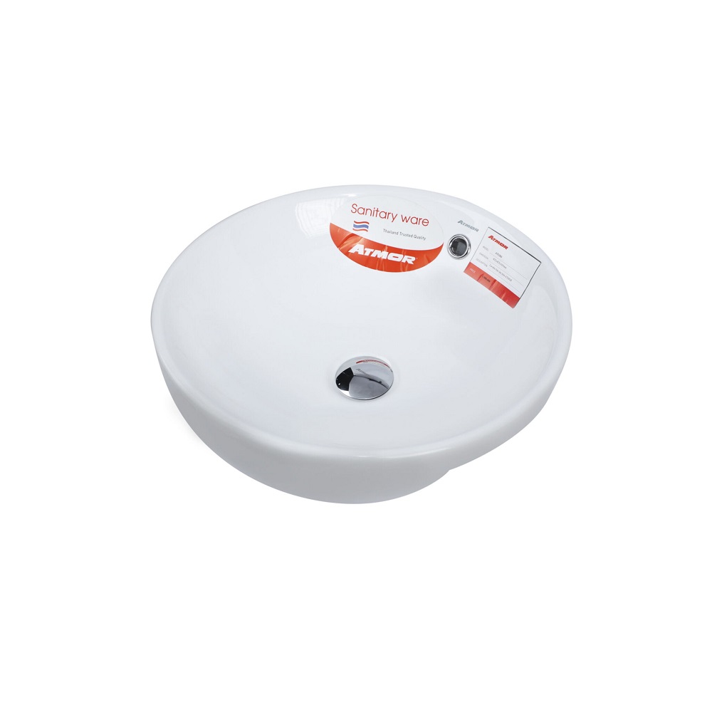 Chậu lavabo bán âm bàn ATMOR AT1363 - 5