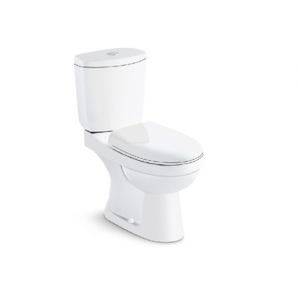 Bồn cầu 2 khối ATMOR AT2032 nắp êm xả nhấn