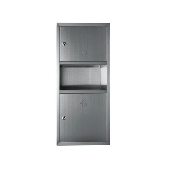 Hộp giấy vệ sinh âm tường inox 304 ATMOR TD-8332S (TD8332S)
