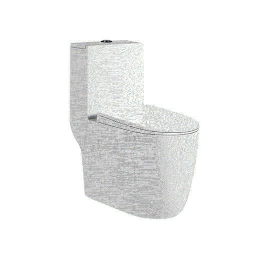 Bồn cầu 1 khối ATMOR AT1635 nắp êm xả nhấn