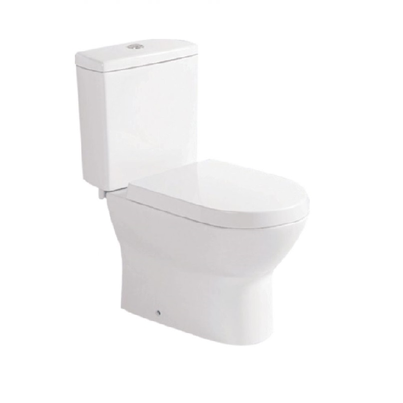 Bồn cầu 2 khối ATMOR AT8857 nắp êm xả nhấn