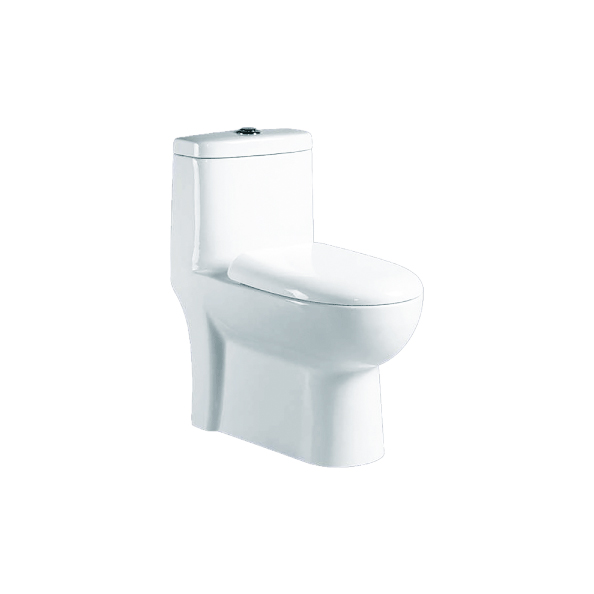 Bồn cầu 1 khối ATMOR AT541 nắp êm xả nhấn