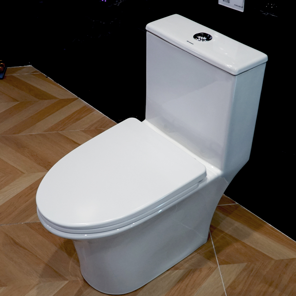 Bồn cầu 1 khối ATMOR AT8866 nắp êm xả nhấn tiết kiệm nước - 3