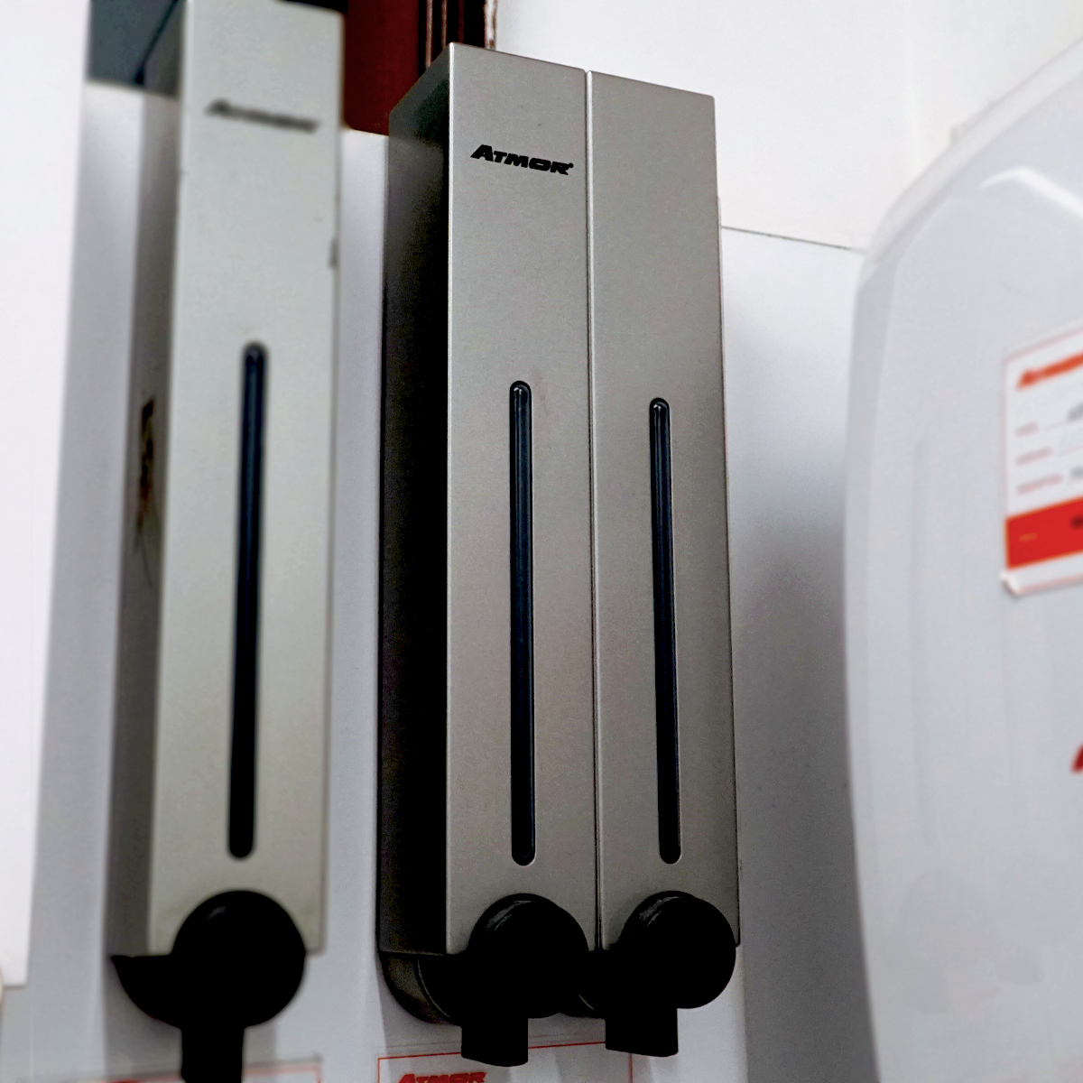 Hộp nhấn xà phòng đôi 500mlx2 ATMOR DH-700-2VP (DH7002VP) - 2