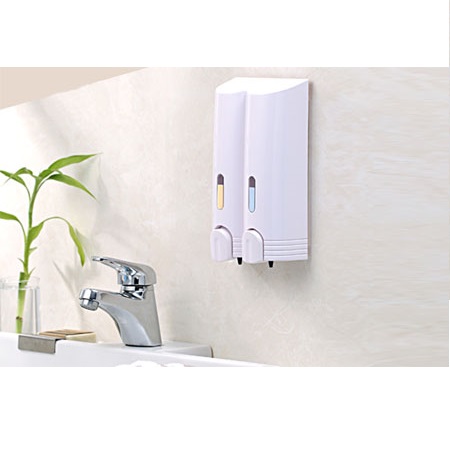 Hộp nhấn xà phòng đôi 400mlx2 ATMOR DH-800-2 (DH8002) - 8
