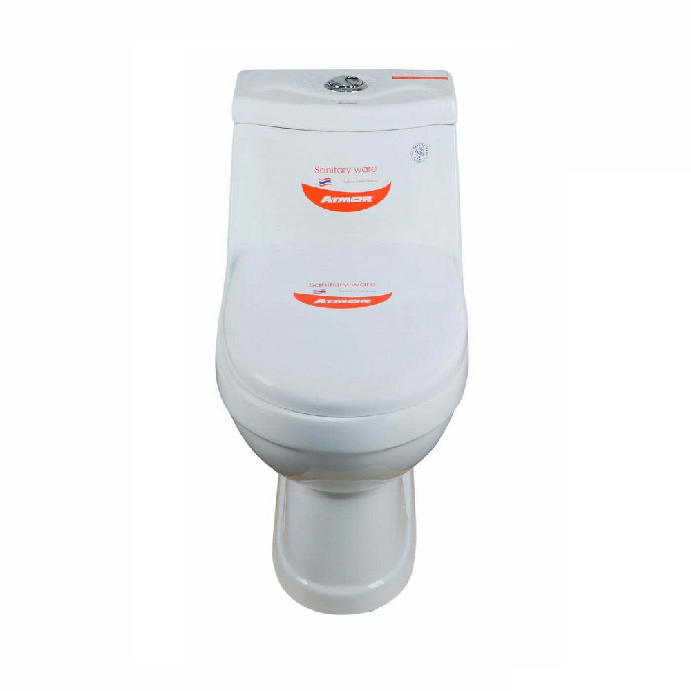 Bồn cầu 1 khối ATMOR AT2156 nắp êm xả nhấn - 4