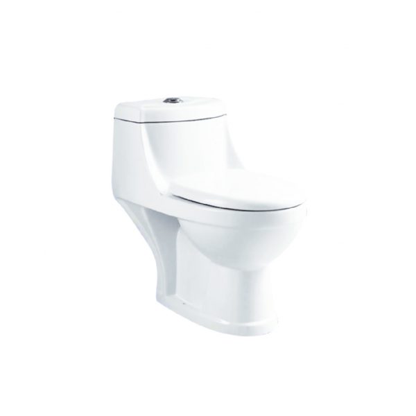 Bồn cầu 1 khối ATMOR AT2156 nắp êm xả nhấn