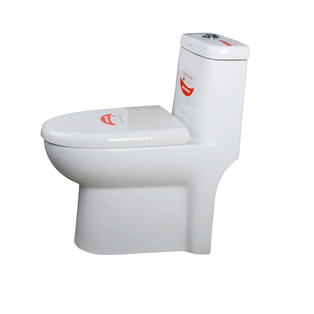 Bồn cầu 1 khối ATMOR AT541 nắp êm xả nhấn - 2