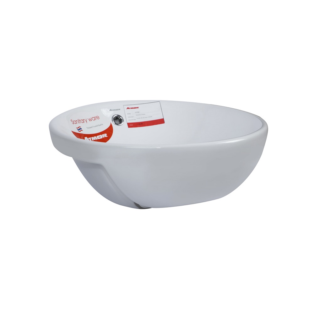 Chậu lavabo bán âm bàn ATMOR AT1363 - 4
