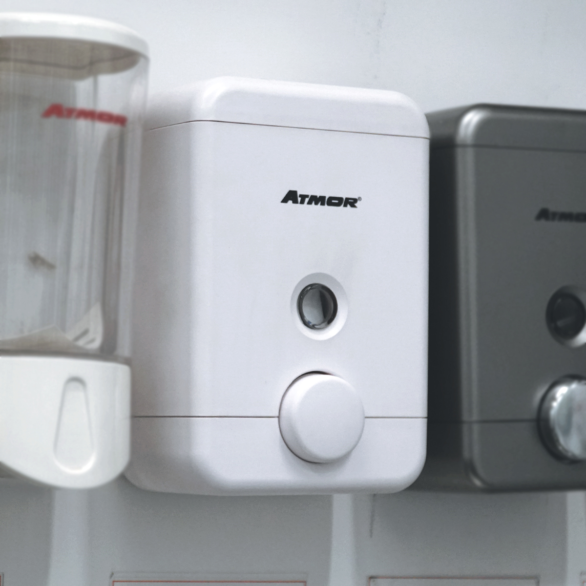 Hộp nhấn xà phòng 750ml ATMOR DH-900W (DH900W) - 2