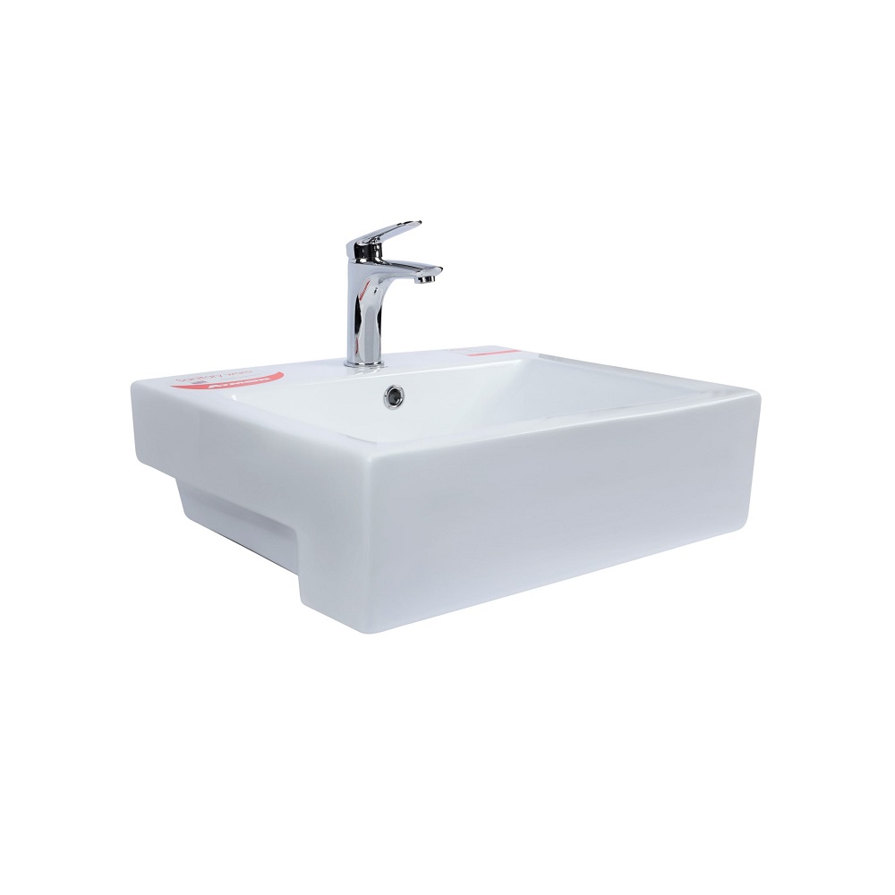 Chậu rửa mặt lavabo bán âm ATMOR AT070 - 2