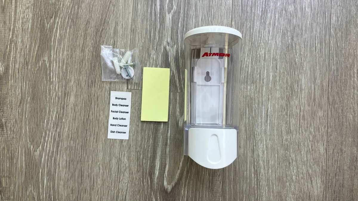 Hộp nhấn xà phòng 500ml ATMOR DH-SBD-101W (DHSBD101W) - 2