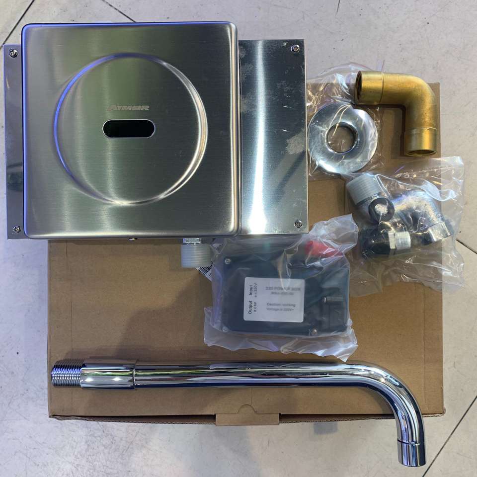 Vòi chậu lavabo cảm ứng âm tường ATMOR AT-2101(AC/DC) - 4