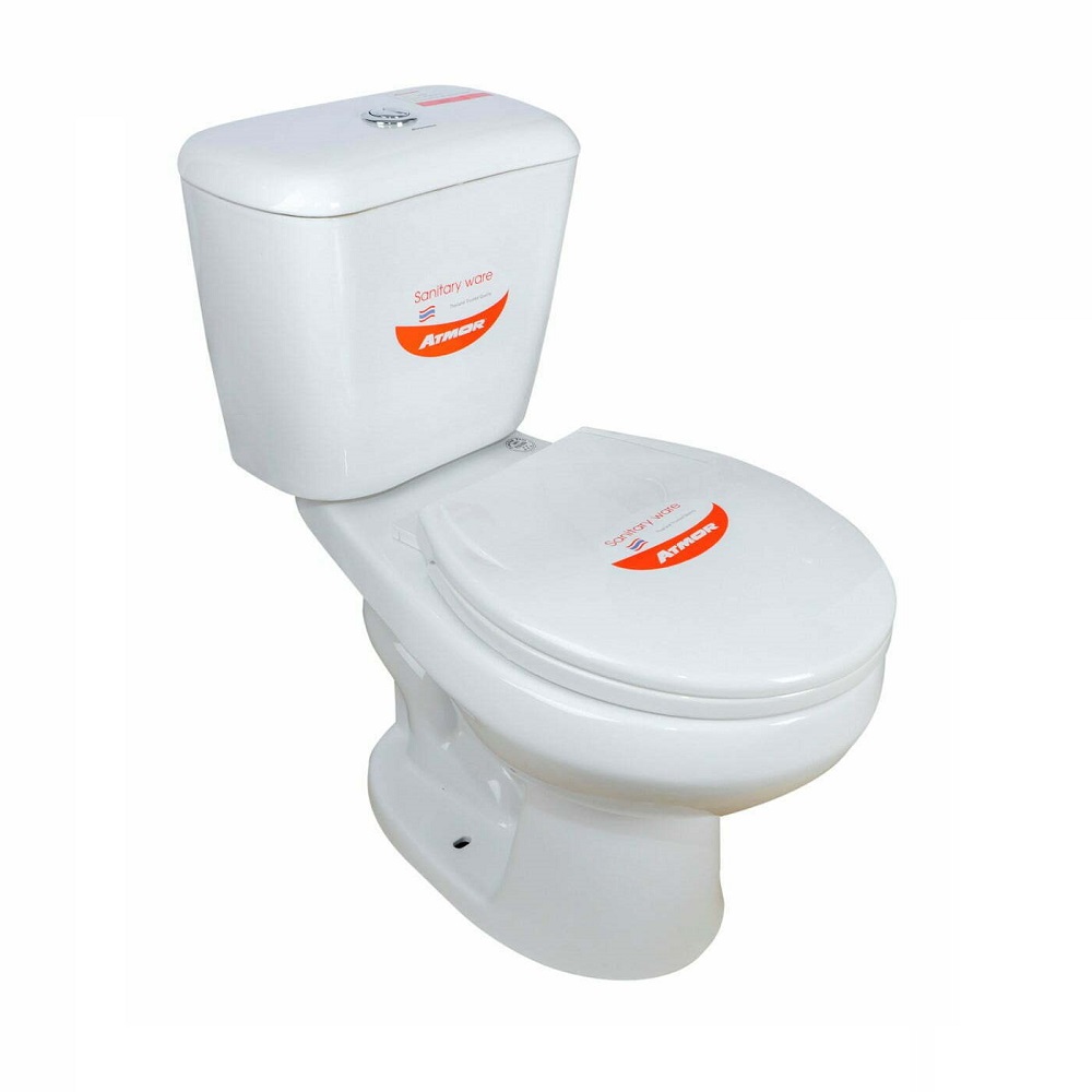 Bồn cầu 2 khối ATMOR AT2112 nắp êm xả nhấn - 3