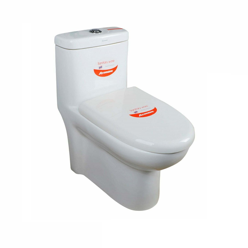 Bồn cầu 1 khối ATMOR AT541 nắp êm xả nhấn - 3