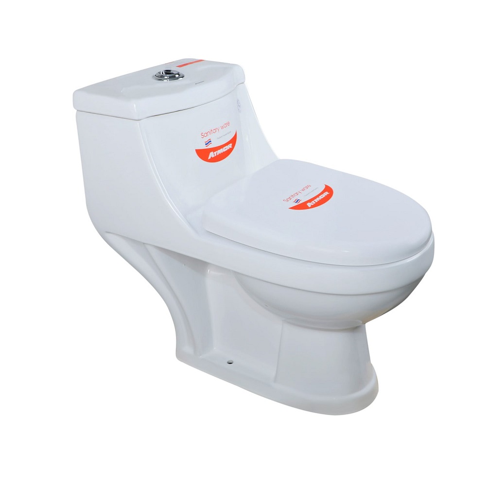 Bồn cầu 1 khối ATMOR AT2156 nắp êm xả nhấn - 2