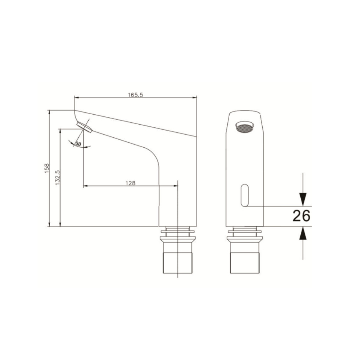 Vòi lavabo cảm ứng ATMOR AT-2361(AC/DC) - 2