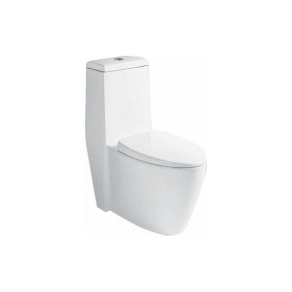 Bồn cầu 1 khối ATMOR AT8098 nắp êm xả nhấn