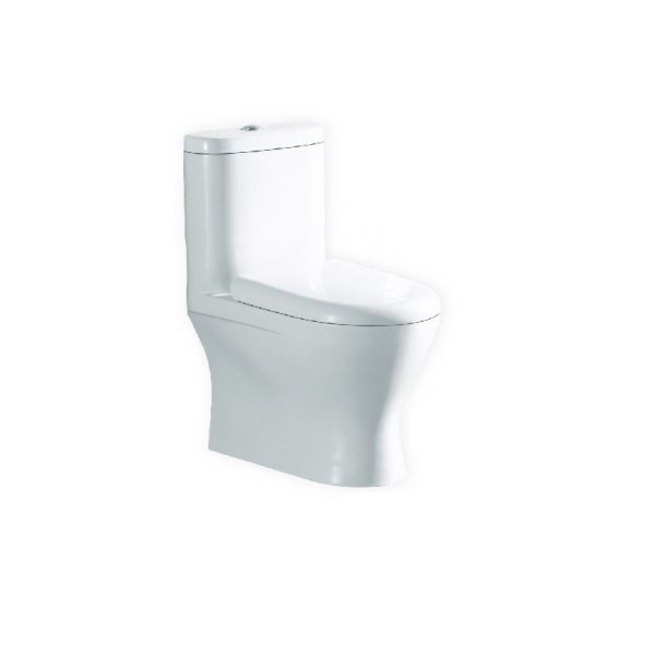 Bồn cầu 1 khối ATMOR AT1171 nắp êm xả nhấn