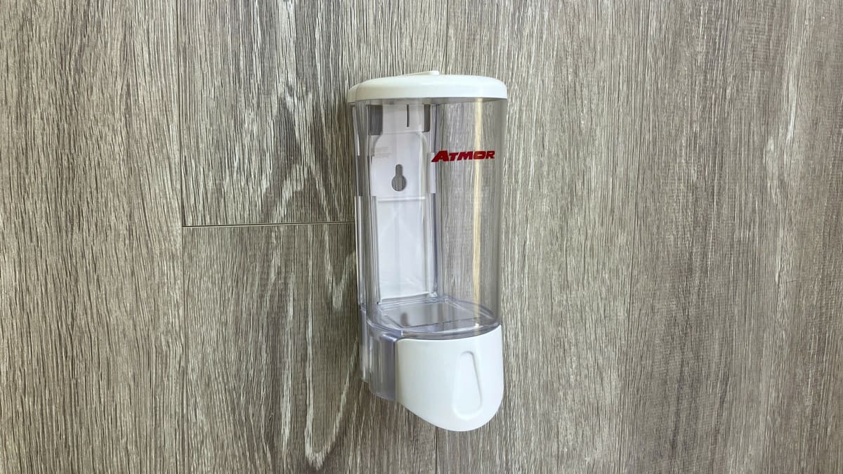 Hộp nhấn xà phòng 500ml ATMOR DH-SBD-101W (DHSBD101W) - 3