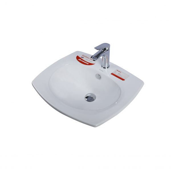 Chậu lavabo dương vành ATMOR AT40230 - 2